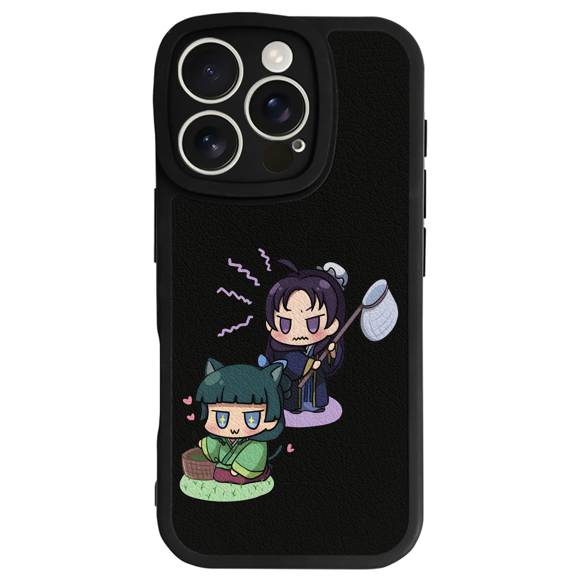 （画像用） 薬屋のひとりごと The Apothecary Diaries 【iPhone 16シリーズ対応】シリコンスマホケース（レザー調） 材質：シリコン